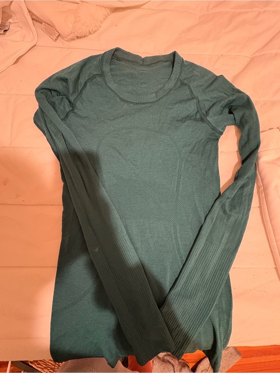 lululemon athletica Tops - lululemon athletica Long-Sleeve Crew Top in Dark Green